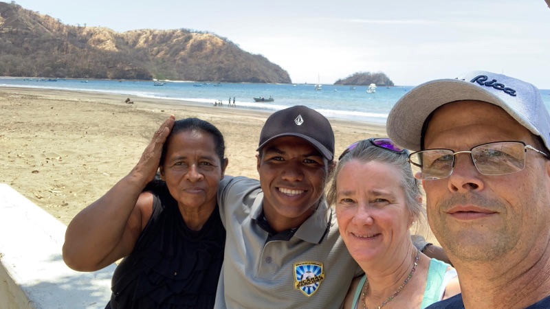 Special time with Mario and his mom