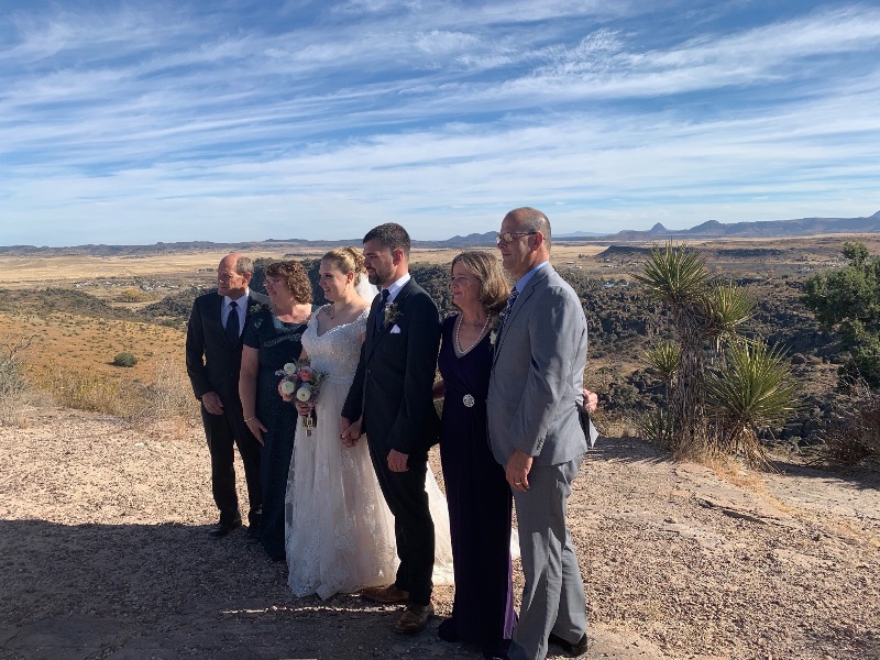 Wedding at Davis Mountain State Park