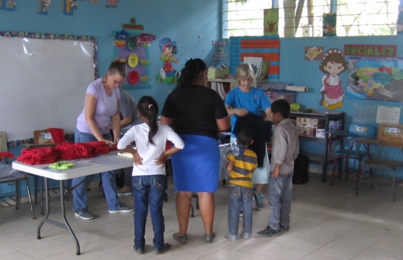 Clothes Distribution in Honduras