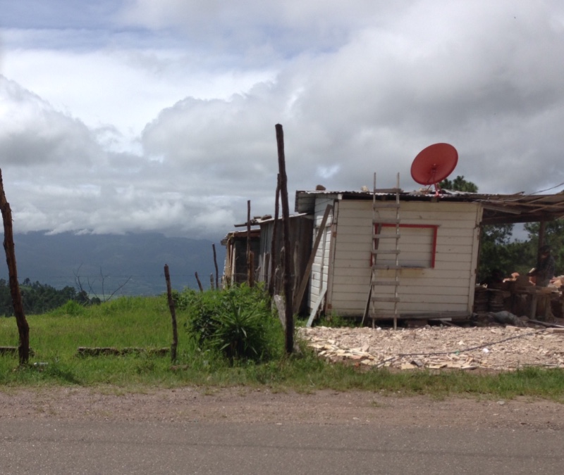 Picture from the road en route to Tegucigalpa, Honduras